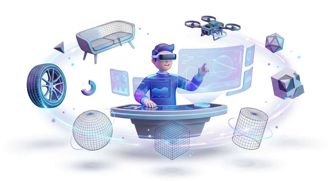 نمونه طراحی فایل سه‌بعدی آرلینک